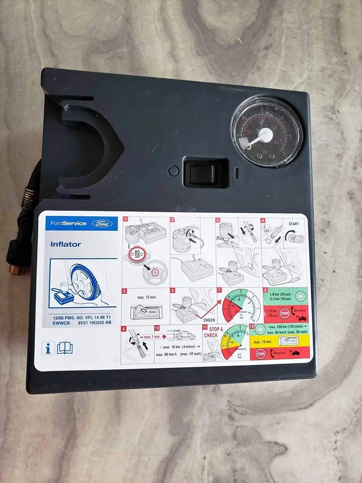 Ford tyre inflator