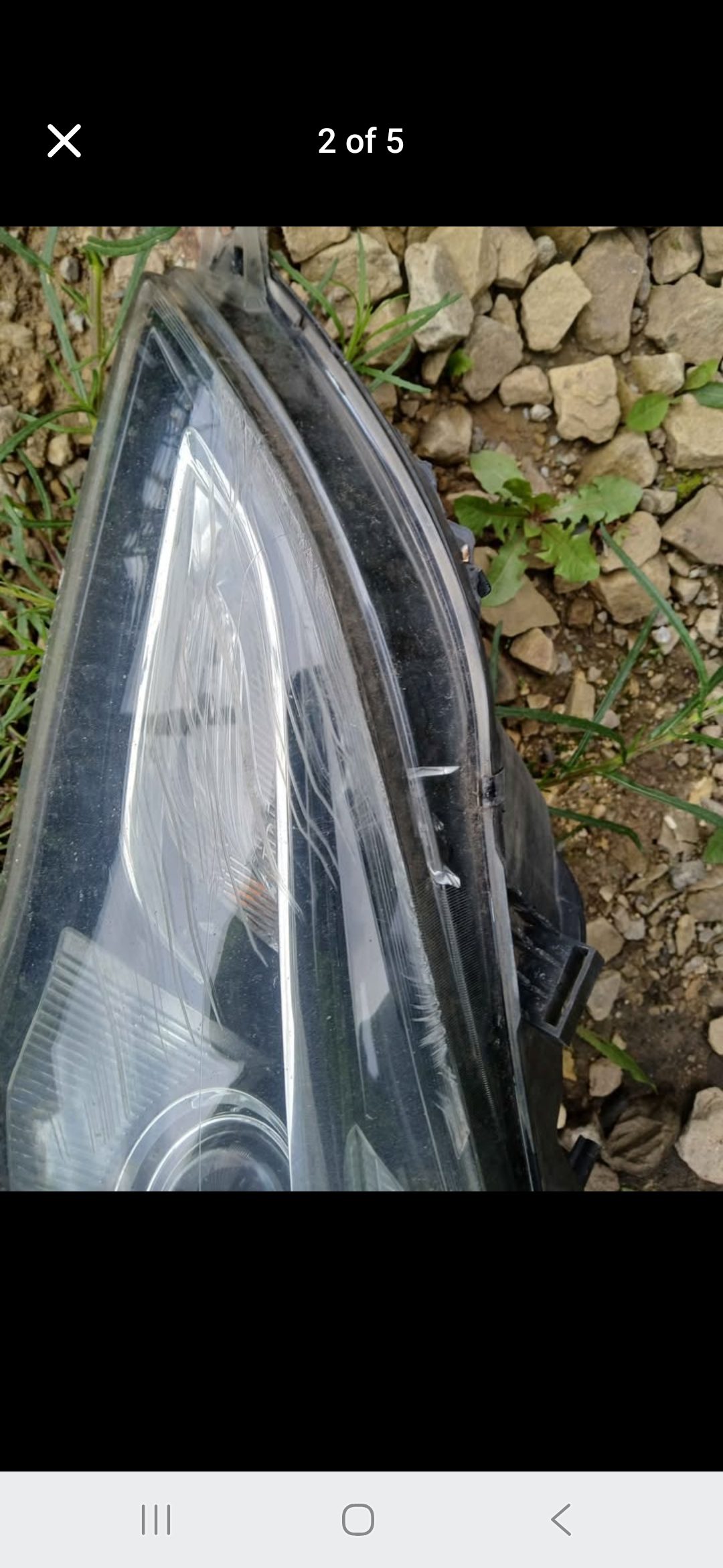 Vauxhall 2015 Astra headlight LH broken inner plastic ans little scratches