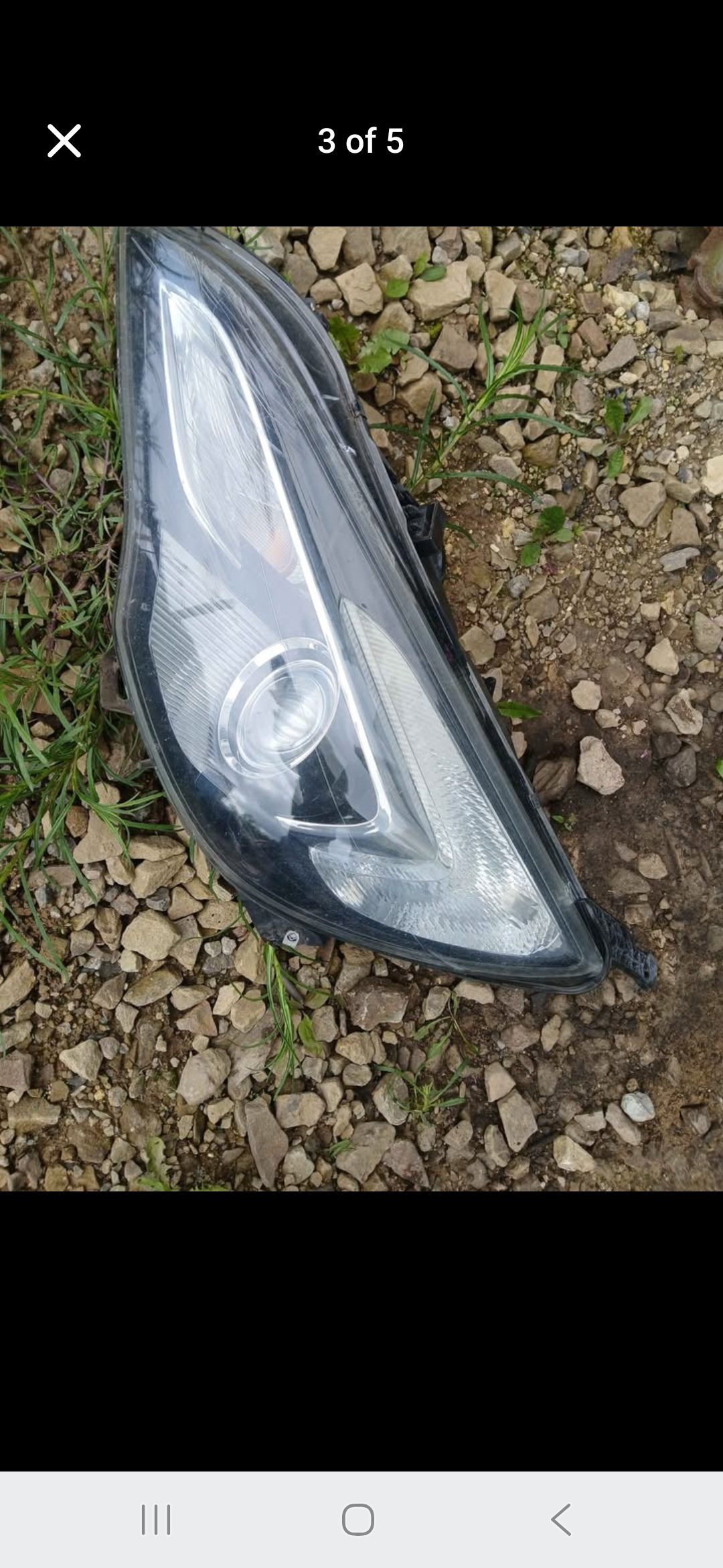 Vauxhall 2015 Astra headlight LH broken inner plastic ans little scratches